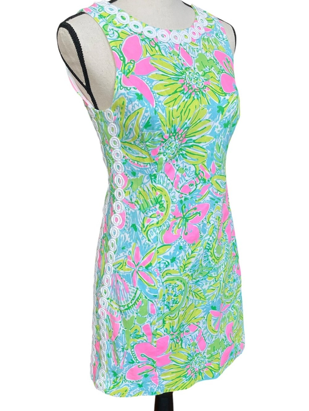 Lilly Pulitzer Mila Shift Dress Coconut Jungle